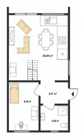 Будинок 2-поверховий 100 м кв 3