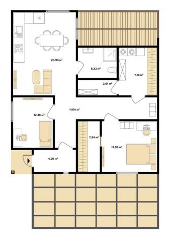 Будинок одноповерховий 103 м кв 2