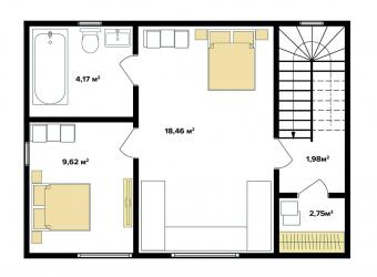 Будинок двоповерховий 105 м кв 2