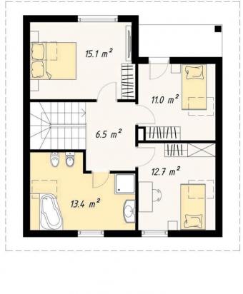 Будинок 2-поверховий 124 м кв 2