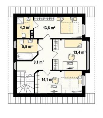 Будинок 2-поверховий 133 м кв 2