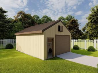 Гараж із СІП-Панелей 43 м кв 23