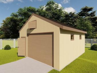 Гараж із СІП-Панелей 43 м кв 6