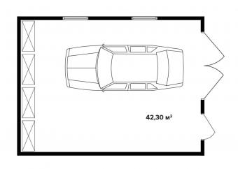 Гараж із СІП-Панелей 43 м кв 3