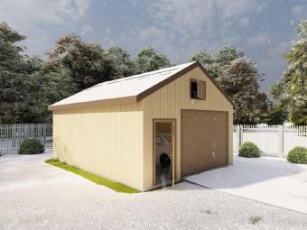 Гараж із СІП-Панелей 43 м кв 5