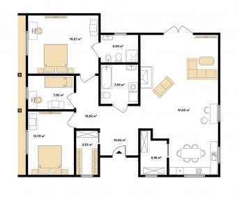 Будинок з Сіп-Панелей площею 137 м кв 2