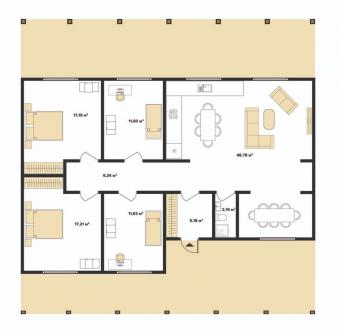Будинок 1-поверховий 137 м кв 2