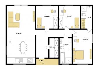 Будинок 1-поверховий 145 м кв 3