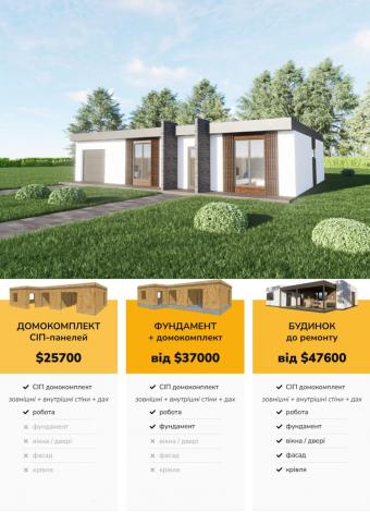 Будинок 1-поверховий з гаражем 152 м кв 1