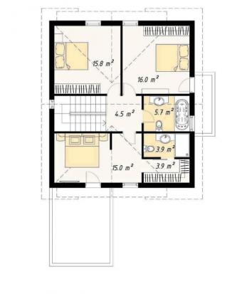 Будинок 2-поверховий 165 м кв 2