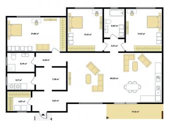 Будинок 1-поверховий 168 м кв 2