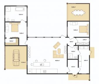 Будинок 1-поверховий 153 м кв 2
