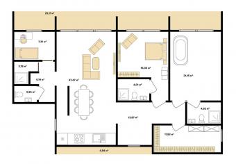 Будинок 1-поверховий 185 м кв 2