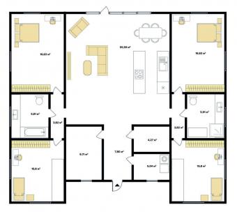 Будинок 1-поверховий 195 м кв 2