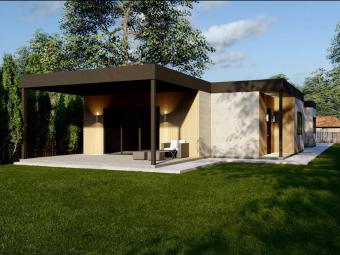 Будинок 1-поверховий з гаражем 198 м кв 157