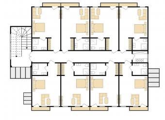 Добудова другого поверху готелю 300 м кв 2