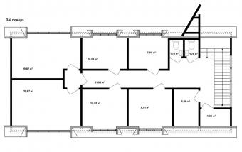 Медичний заклад 3-поверховий 432 м кв 4