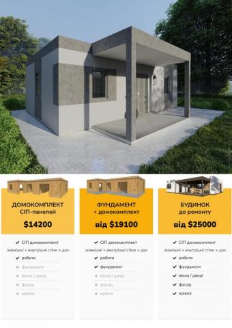 Садовий будинок 54 м кв 1