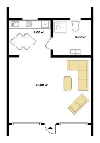 А-Фрейм 45 м кв 2