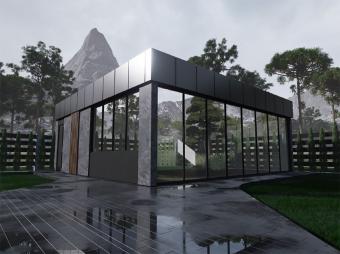 Альтанка з СІП-Панелей 64 м кв 39