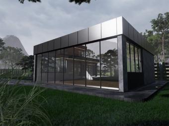 Альтанка з СІП-Панелей 64 м кв 4