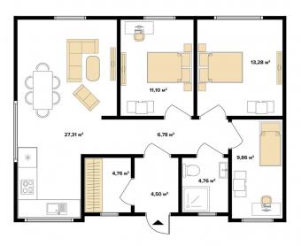 Будинок Хай-тек 96 м кв 2