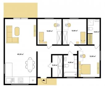 Будинок Хай-тек 128 м кв 3