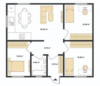 Будинок Хай-тек 84 м кв 2