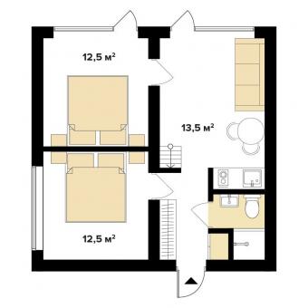 Будинок Хай-тек 56 м кв 2