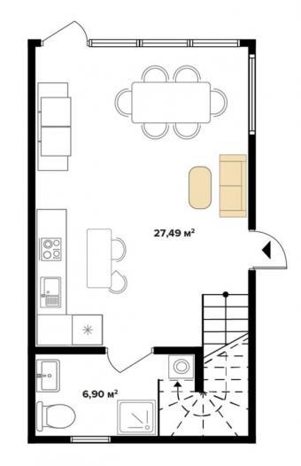 Будинок 2-поверховий 69 м кв 2