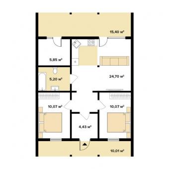 Барн Хаус 70 м кв 2