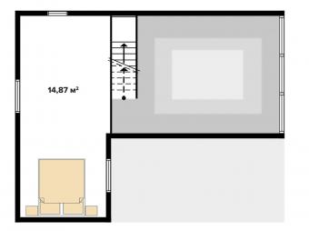 Будинок з панорамними вікнами 73 м кв 2