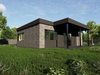 Будинок 1-поверховий 82 м кв 61