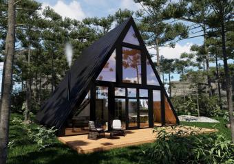 Будинок А-Фрейм 85 м кв 62