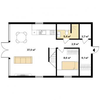 А-Фрейм 87 м кв 2