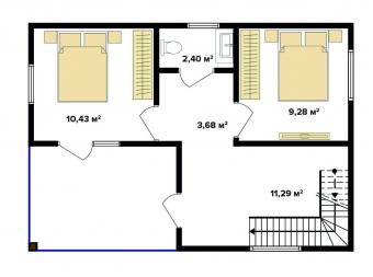 Будинок 2-поверховий 88 м кв 2