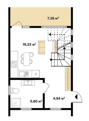 Будинок 2-поверховий 89 м кв 3
