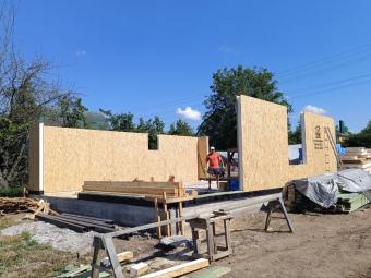 Будинок Хай Тек площею 88 м² з СІП панелей у Хмельницькому, Лезнево 14