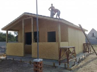 Будинок для гостей з сіп панелей 252