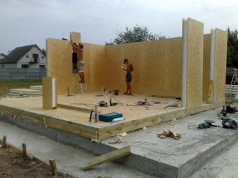 Будинок для гостей з сіп панелей 1