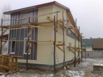 Канадський будинок з сіп панелей с.Красне 11