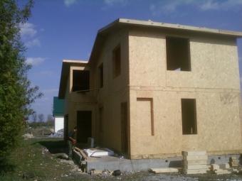 Канадський будинок з сіп панелей с.Красне 4