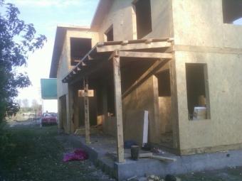 Канадський будинок з сіп панелей с.Красне 5