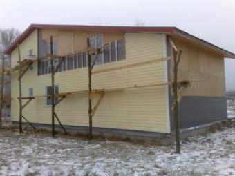 Канадський будинок з сіп панелей с.Красне 10