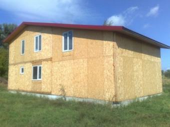 Канадський будинок з сіп панелей с.Красне 7