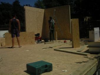 Канадський будинок, сип панель - перекриття, стіни, дах 1