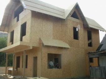 Канадський будинок, стіни і перекриття з сіп панелей, дах кроквяна з утепленням 5