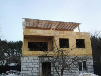 Надбудова із СІП-панелей  с. Крюковщина 4