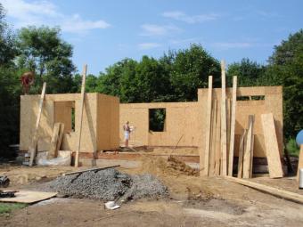 Застосування сіп панелей в будівництві Візит Центру 1