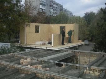 Реконструкція офісної будівлі, із застосуванням сип панелі 1